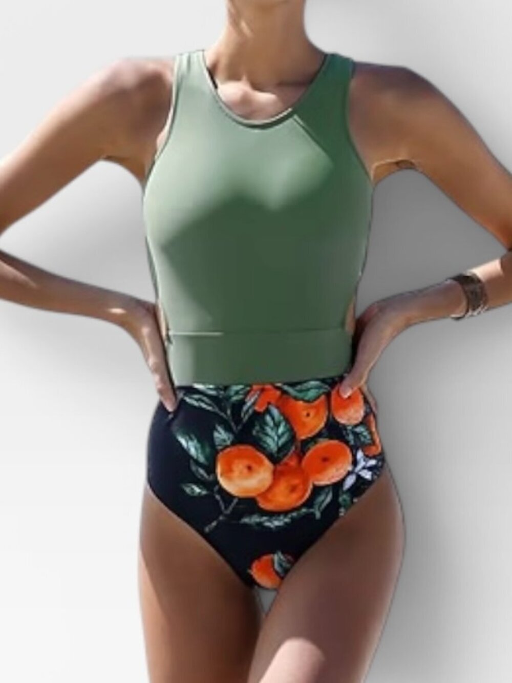 NWOT Cupshe Miss U Print One Piece